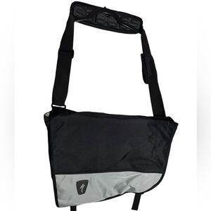 Vintage Specialized Black crossbody messenger laptop bag